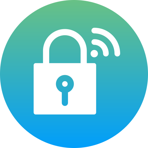 smart lock Generic Flat Gradient icon