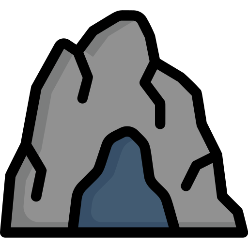jaskinia Generic Outline Color ikona