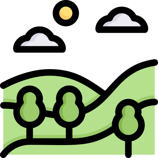 wzgórze Generic Outline Color ikona