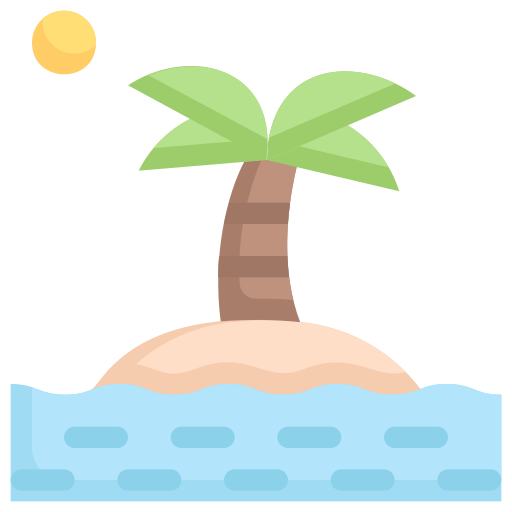 섬 Generic Flat icon