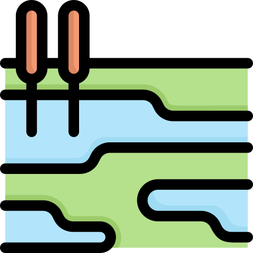 palude Generic Outline Color icona