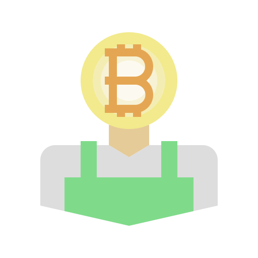 bitcoin-mijn Generic Flat icoon