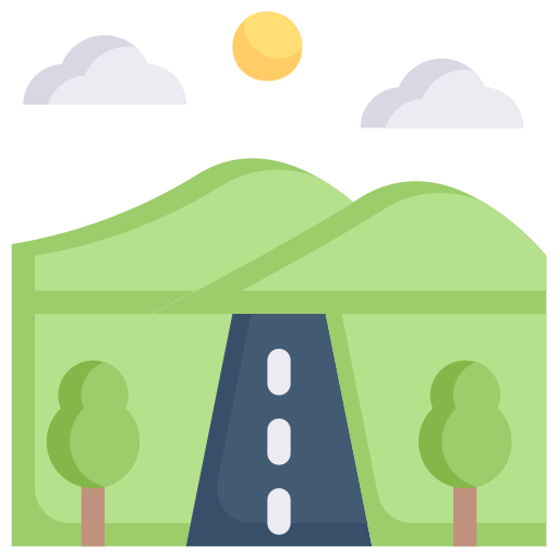 la carretera Generic Flat icono