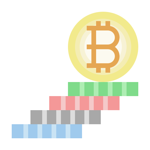 cryptocurrencies groeien op Generic Flat icoon