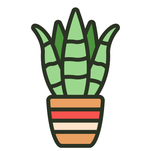 sansevieria Generic Outline Color icona