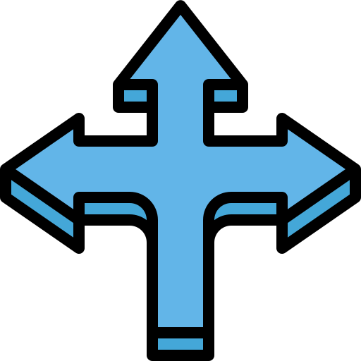 Triple arrows Generic Outline Color icon