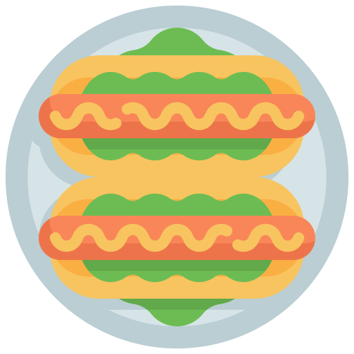 hot dog Generic Flat icona
