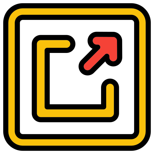 Fullscreen Generic Outline Color icon