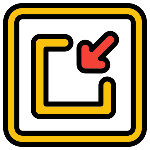 ajustes de pantalla Generic Outline Color icono
