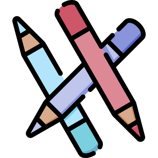 crayons de couleur Special Lineal color Icône