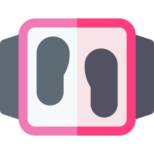歩数計 Basic Rounded Flat icon
