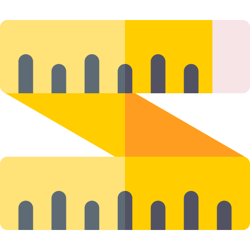 maßband Basic Rounded Flat icon