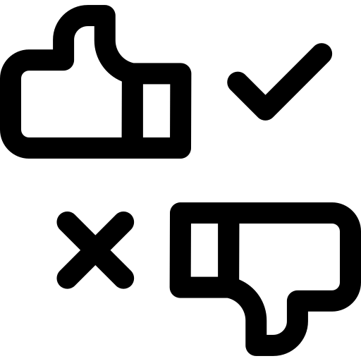 klanttevredenheid Basic Rounded Lineal icoon