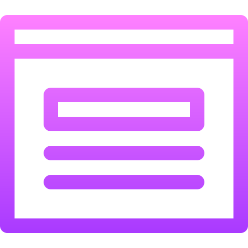 navegador Basic Gradient Lineal color Ícone