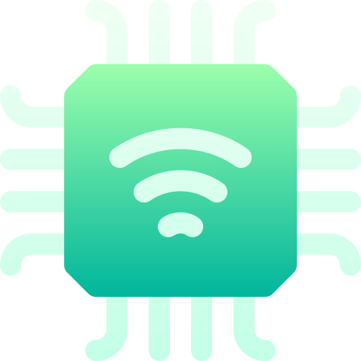 microchip Basic Gradient Gradient Ícone