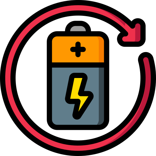 Battery Basic Miscellany Lineal Color icon