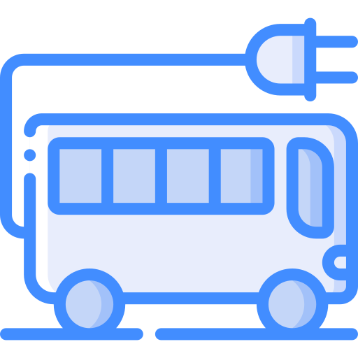 bus Basic Miscellany Blue icoon