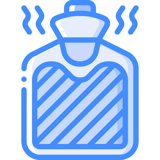 bouteille d'eau chaude Basic Miscellany Blue Icône