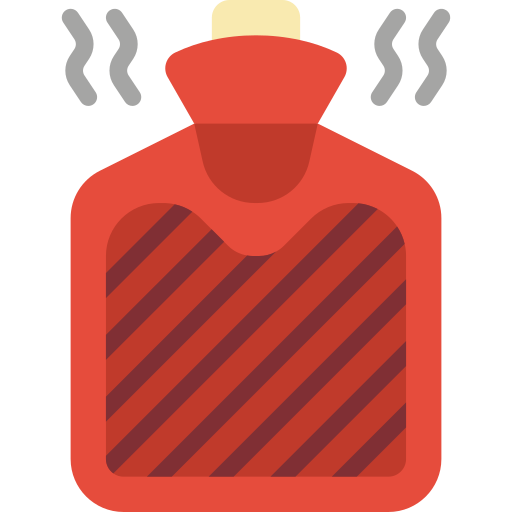 bottiglia di acqua calda Basic Miscellany Flat icona