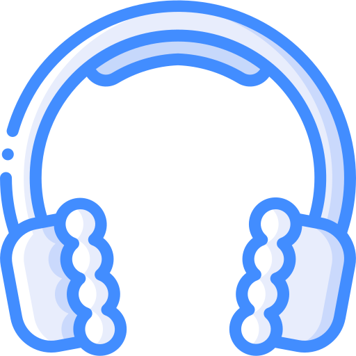 cache-oreilles Basic Miscellany Blue Icône