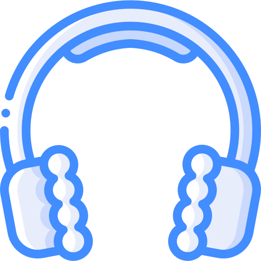 Earmuffs Basic Miscellany Blue icon