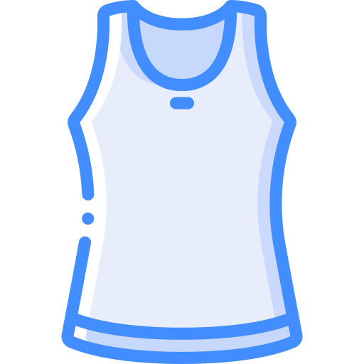 Vest Basic Miscellany Blue icon