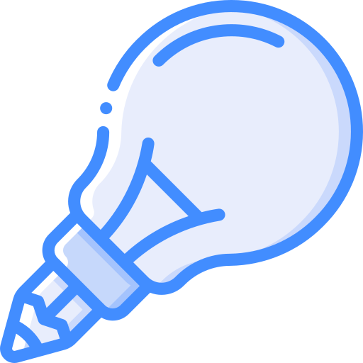 lamp Basic Miscellany Blue icoon