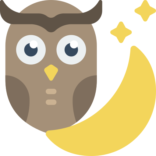 Owl Basic Miscellany Flat icon