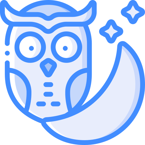 Owl Basic Miscellany Blue icon