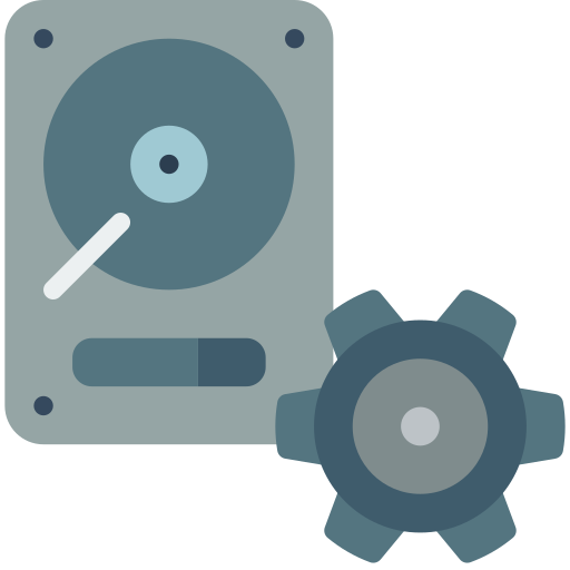 Hard drive Basic Miscellany Flat icon