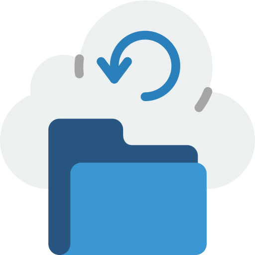 Cloud sync Basic Miscellany Flat icon