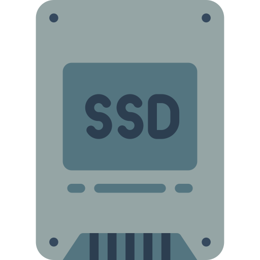 Solid state drive Basic Miscellany Flat icon