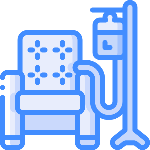 Chemotherapy Basic Miscellany Blue icon