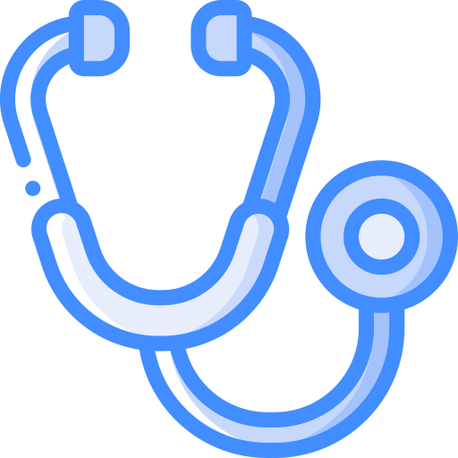 stethoskop Basic Miscellany Blue icon
