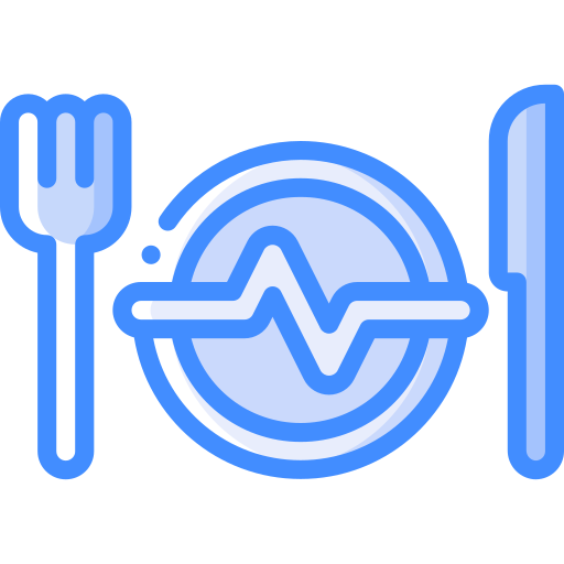 식사 Basic Miscellany Blue icon