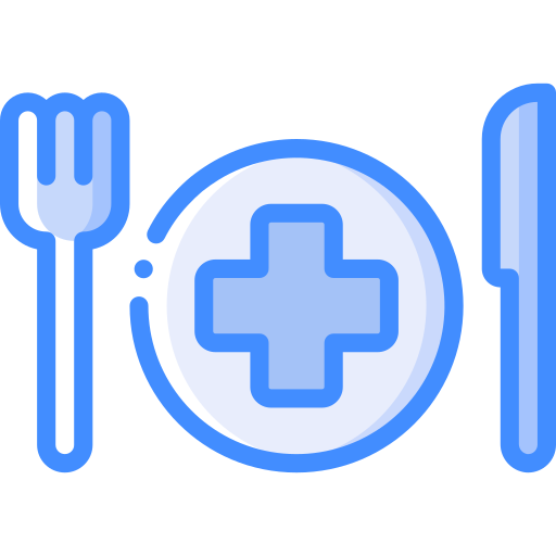Meal Basic Miscellany Blue icon