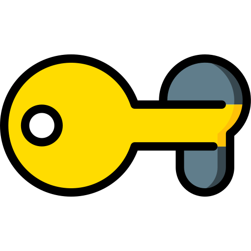 Keyhole Basic Miscellany Lineal Color icon