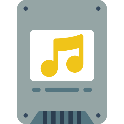 archivio musicale Basic Miscellany Flat icona