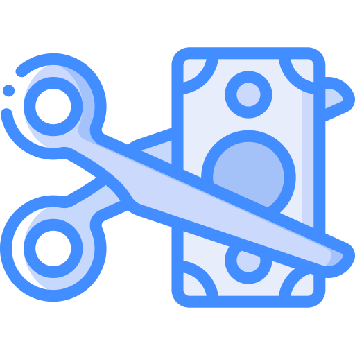 schere Basic Miscellany Blue icon