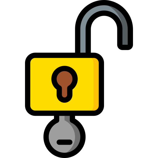 Padlock Basic Miscellany Lineal Color icon