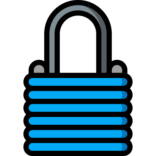 Padlock Basic Miscellany Lineal Color icon
