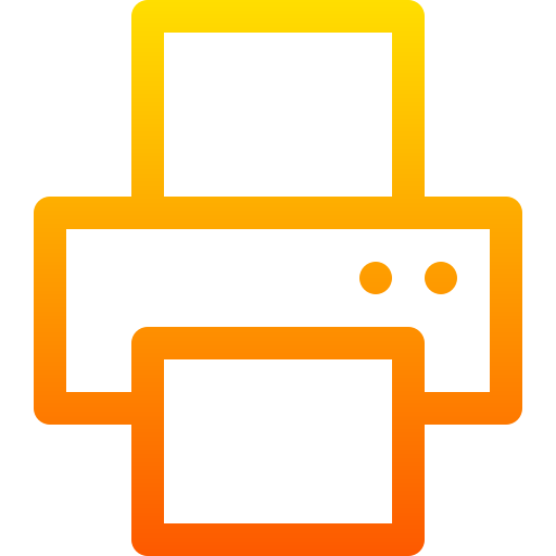 drucker Basic Gradient Lineal color icon