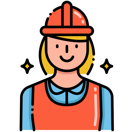 Workers Flaticons Lineal Color icon