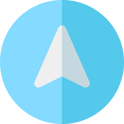 Triangle Basic Rounded Flat icon