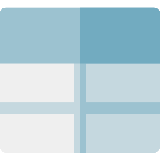 Spreadsheet Basic Rounded Flat icon