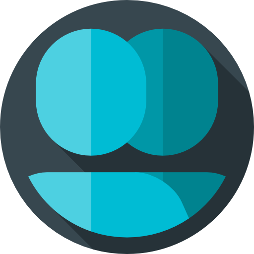 사용자 Flat Circular Flat icon
