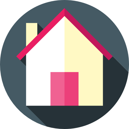 haus Flat Circular Flat icon