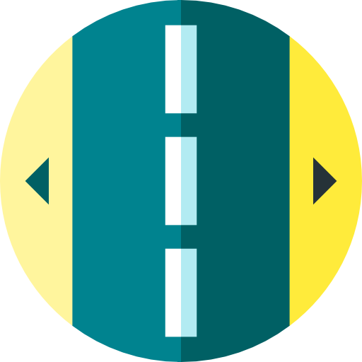 파선 Flat Circular Flat icon