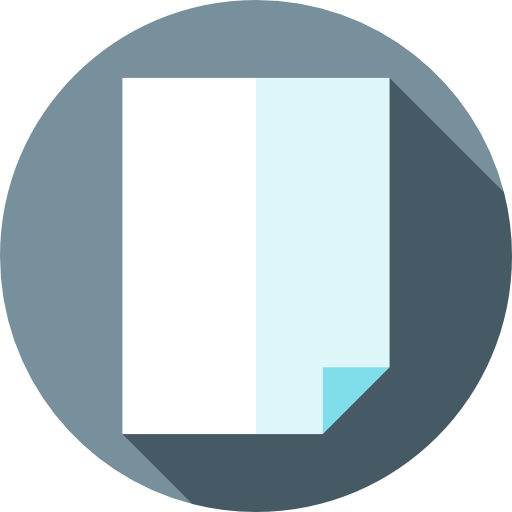 tekst Flat Circular Flat ikona
