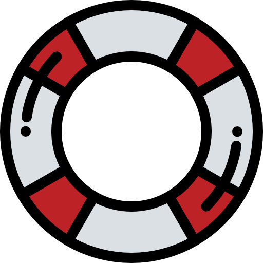 Lifesaver Detailed Rounded Lineal color icon